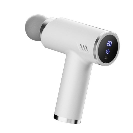 Fascia gun body massager with different heads, rechargeable 2400mah m80 - G4Y