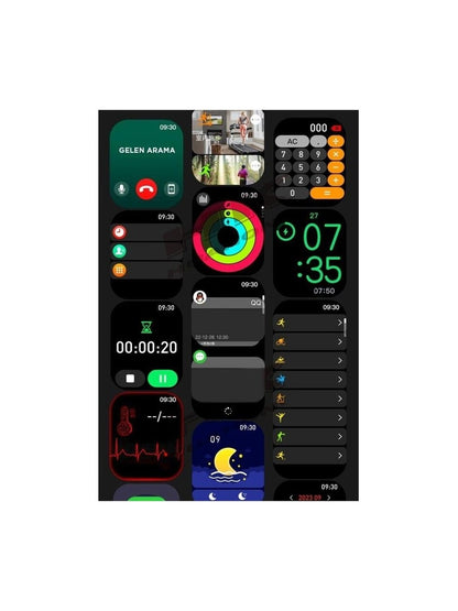 HK9 Mini 41mm AMOLED Ekranlı Akıllı Saat – NFC & GPT Destekli, Akıllı ve Şık