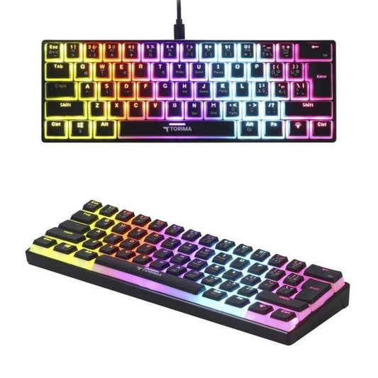 Mechanical wired gaming keyboard - rgb led ışıklı mekanik oyun klavyesi tk-04 - G4R