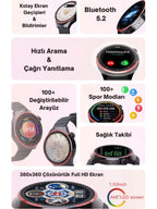 Venandin hw10 pro 1.50 inç amoled ekranlı akıllı saat – çift kordonlu, ios & android uyumlu - A2G - KolayMagza