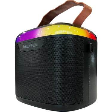 Blueseed bs-601 karaoke bluetooth hoparlör | çift mikrofonlu, yüksek ses ve renkli led ışıklı - H2M - KolayMagza