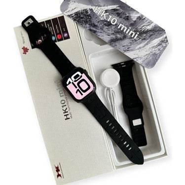 Hk10 mini yapay zeka destekli NFC 47mm 1,75inç bluetooth aramalı konuşmalı ios android uyumlu akıllı saat - A2S - KolayMagza