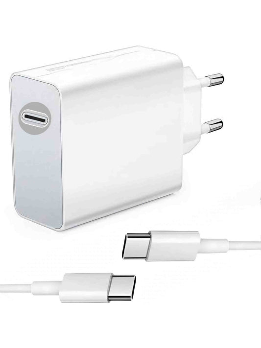 120W Type-C Çıkışlı Saniyeli Şarj Destekli Şarj Seti (1m Type-C to Type-C Kablo + Adaptör