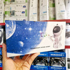 Astronot bluetooth hoparlör | gökyüzü ışık yansıtmalı, kumandalı, 360° döner gece lambası - H2P - KolayMagza