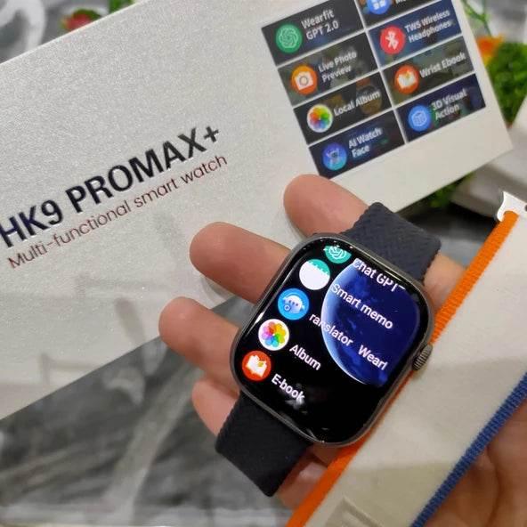 Hk9 pro max+ 45mm amoled ekran akıllı saat – çift kordon, üstün teknoloji ve şık tasarım - A1U - KolayMagza KM Technology
