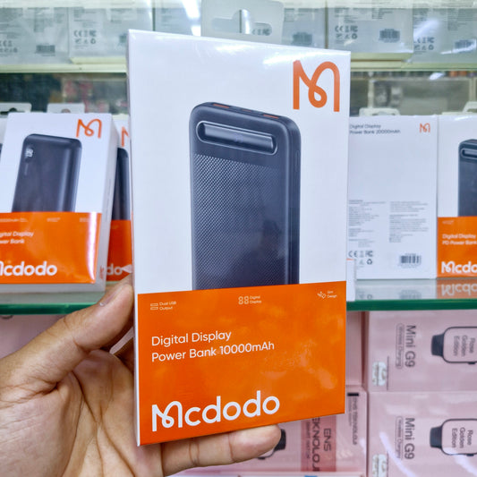 Mcdodo 10000mAh Dijital Ekranlı Powerbank - Hızlı Şarj Teknolojisi MC-434