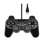 Usb girişli kablolu gamepad joystick titreşimli analog oyun kolu bilgisayar ve pc için