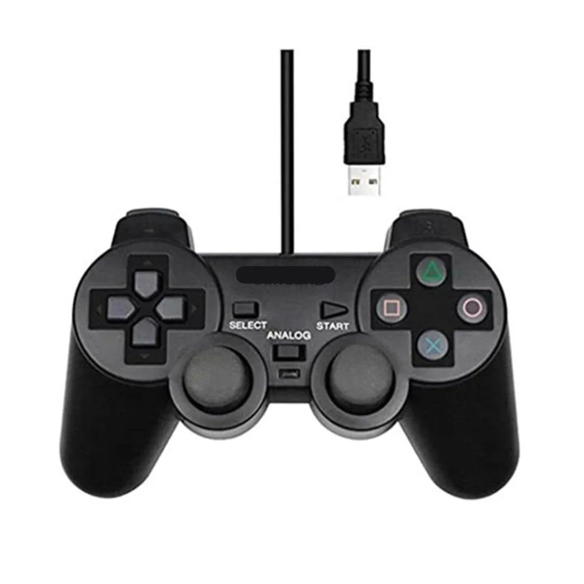 Usb girişli kablolu gamepad joystick titreşimli analog oyun kolu bilgisayar ve pc için