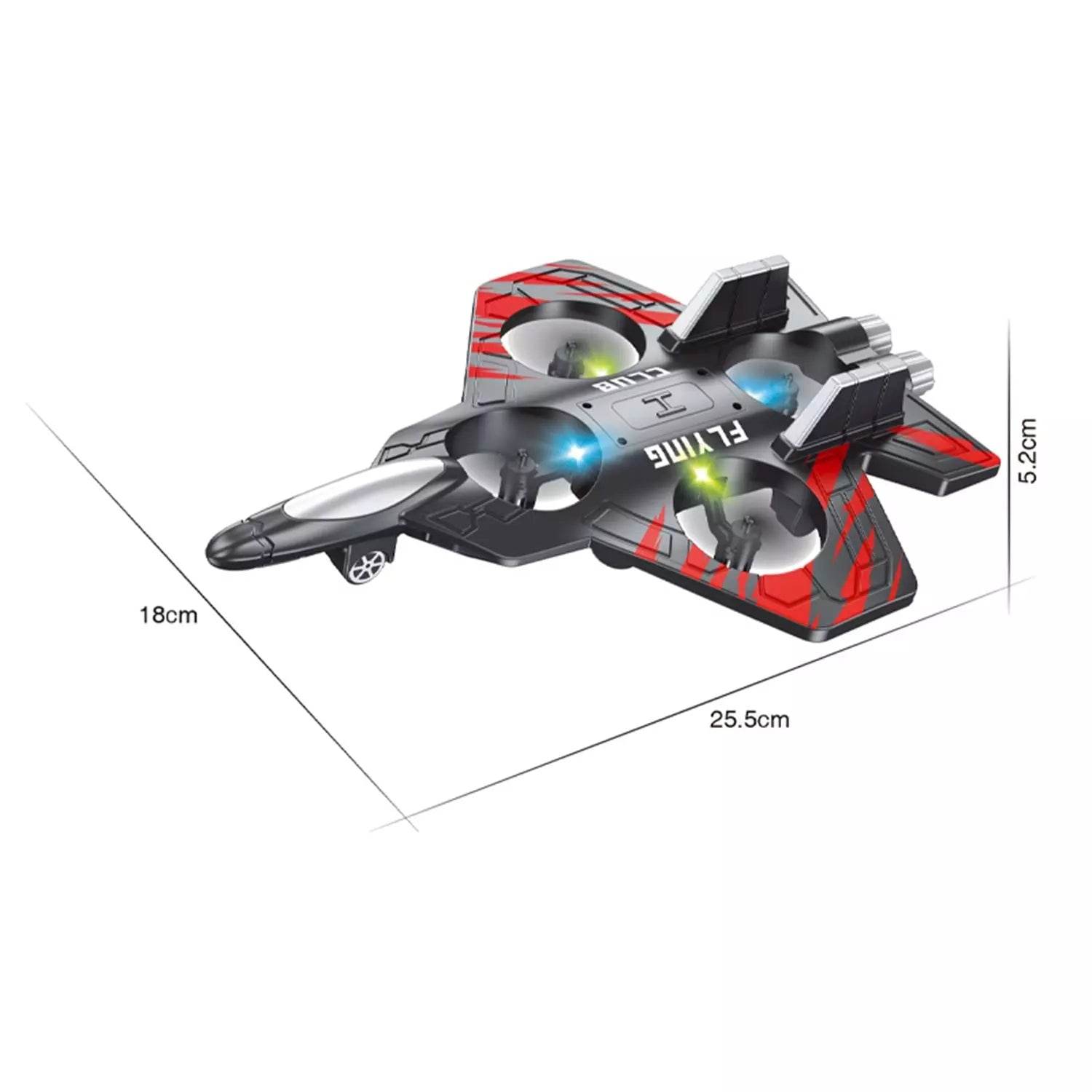 F166 Uçak Flying Club Dayanıklı Köpük Gövdeli 2.4ghz Uzaktan kumandalı 360Derece Dönebilen şarj edilebilir bataryalı oyuncak uçak - G6V - KolayMagza