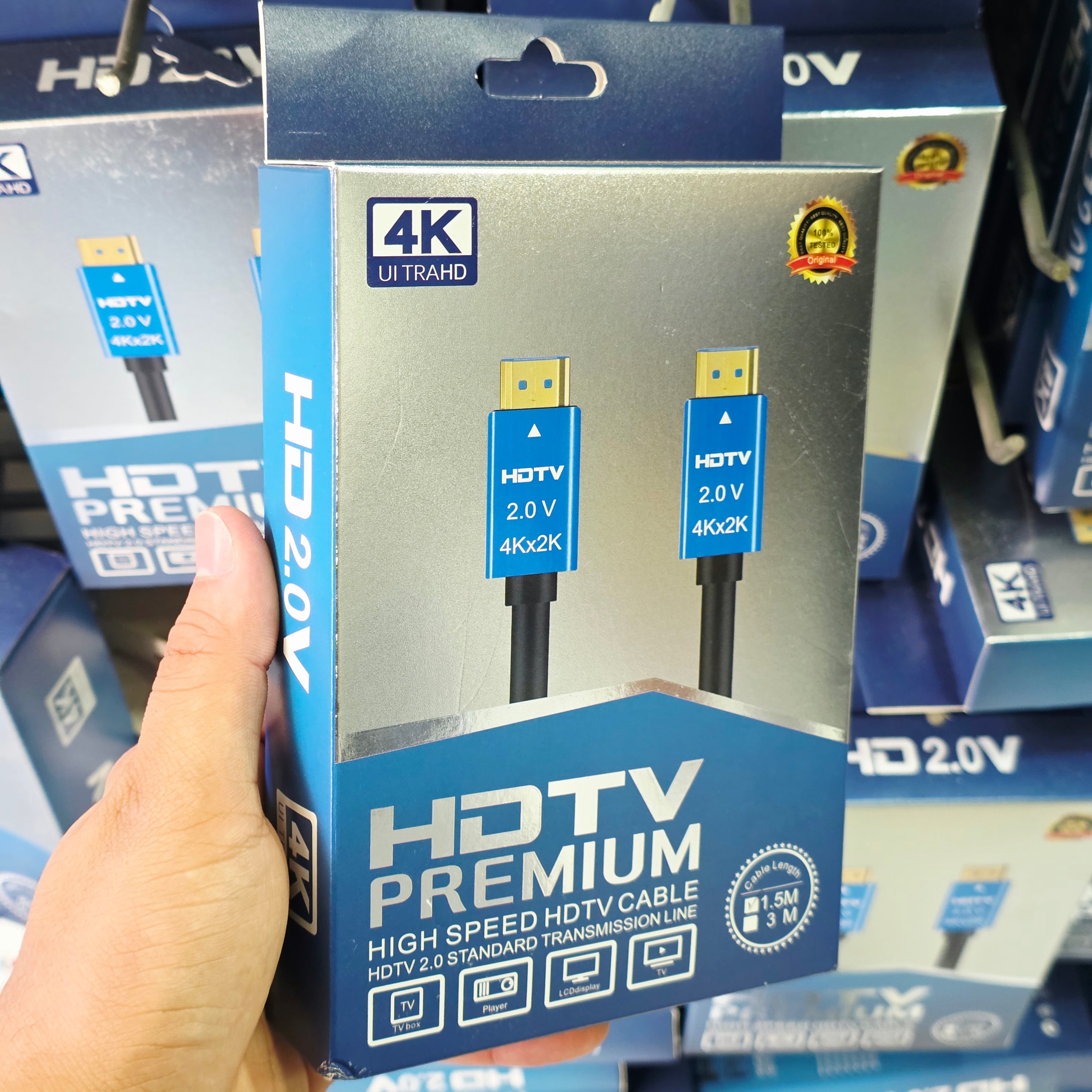 Premium Ultra HD 4K HDMI Kablo 2.0v Yüksek Hızlı Altın Uçlu AKPA