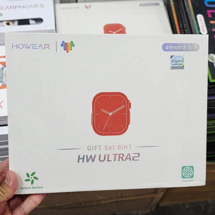 HW ultra2 49mm 7 kordonlu ve kılıflı yapay zeka destekli ios android uyumlu akıllı saat