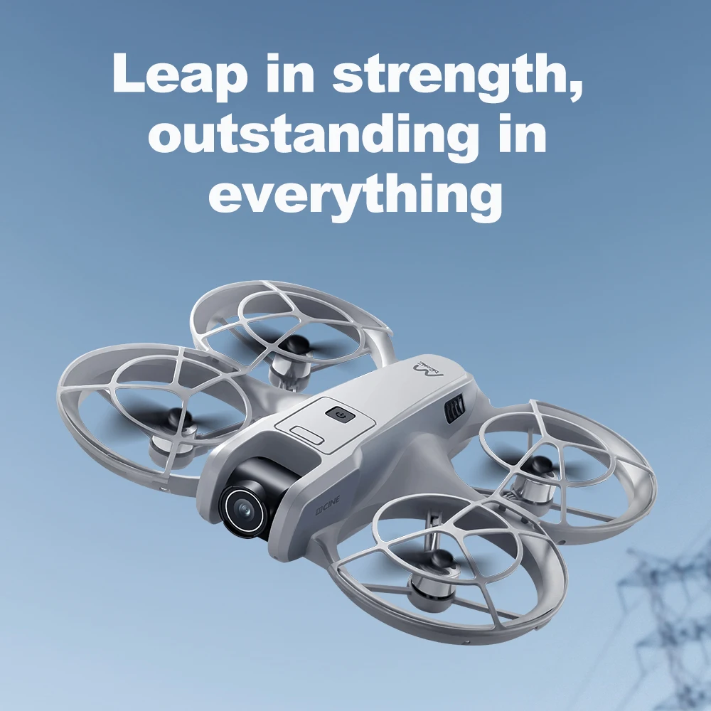 M-Cine Mini Drone - Fırçasız (Brushless) Motorlu, Çift Kameralı Sinematik FPV Drone (Engel Sensörlü & Stabil Uçuş)
