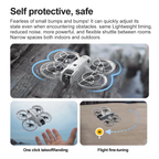 M-Cine Mini Drone - Fırçasız (Brushless) Motorlu, Çift Kameralı Sinematik FPV Drone (Engel Sensörlü & Stabil Uçuş)