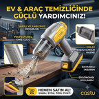 Castu Cs62 Plus Max 20000Pa Yüksek Emişli Kablosuz Şarjlı El Süpürgesi - 48000RPM Motorlu Çok Amaçlı Üfleme ve Şarjlı Süpürge