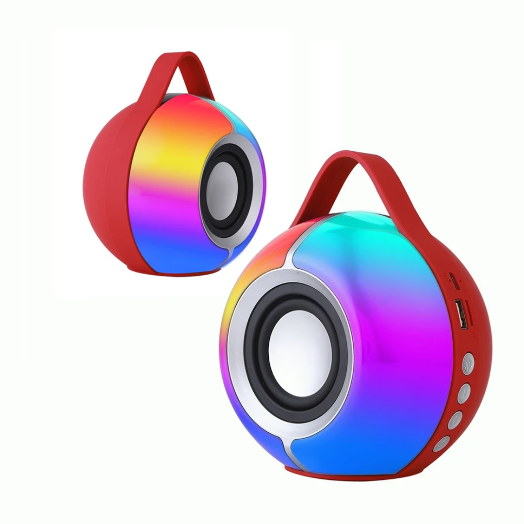 SY-333 Taşınabilir Kablosuz Bluetooth Hoparlör - RGB Renkli Işıklı, Güçlü Bass Boost, 5W RMS, TWS Destekli Ses Bombası Zayden