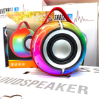 SY-333 Taşınabilir Kablosuz Bluetooth Hoparlör - RGB Renkli Işıklı, Güçlü Bass Boost, 5W RMS, TWS Destekli Ses Bombası Zayden