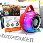 SY-333 Taşınabilir Kablosuz Bluetooth Hoparlör - RGB Renkli Işıklı, Güçlü Bass Boost, 5W RMS, TWS Destekli Ses Bombası Zayden