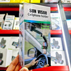 Güneşlik vizore takılan katlanabilir vakumlu araç içi telefon tutucu cz-70202 - R2D - KolayMagza