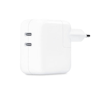رأس محول شحن سريع 40 وات بمخرج مزدوج من النوع C من Apple