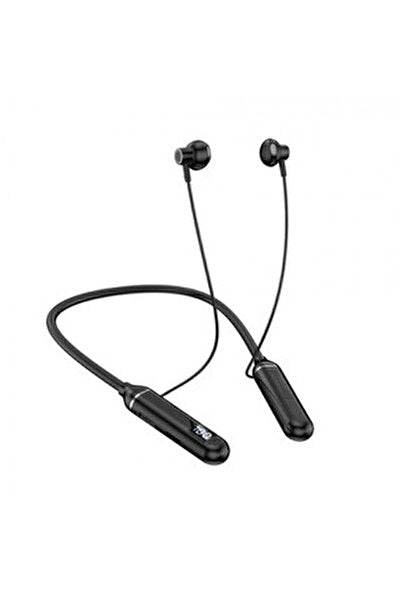 130 saat boyun asmalı dijital göstergeli kulak içi hafıza girişli bluetooth kulaklık lt-390 - B2E - KolayMagza