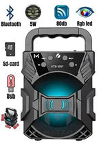 Kts1092/kts1057 5w taşınabilir ışıklı kablosuz hafıza kart usb destekli şarjlı bluetooth hoparlör - H1O - KolayMagza KM Technology