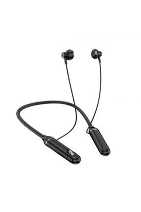 250 saat boyun asmalı dijital göstergeli kulak içi hafıza girişli mikrofonlu fener ışıklı bluetooth kulaklık LT-480