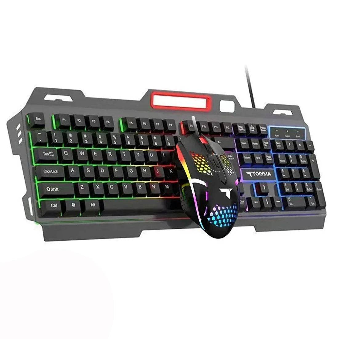Rgb gaming mouse & keyboard set - renkli led ışıklı oyun seti tmk-06 - G4S - KolayMagza