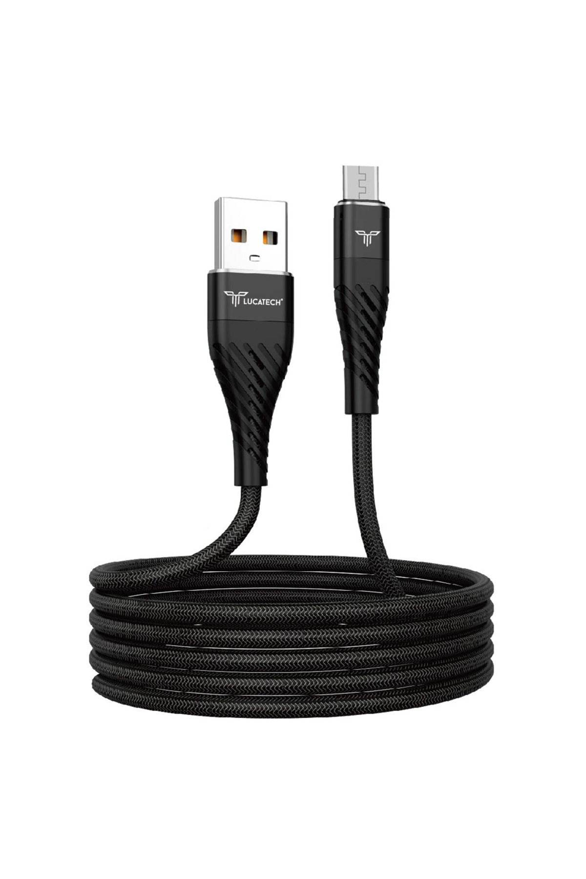 Lk-227 usb mikro örgülü hasır şarj kablosu 4,6a 25w - S2DA - KolayMagza