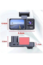 1080p full hd DVR araç içi kayıt dash cam ön arka çift kameralı mikrofonlu