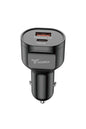Lc-148 usb+typeC çift çıkışlı turbo destekli araç şarj başlık 45W
