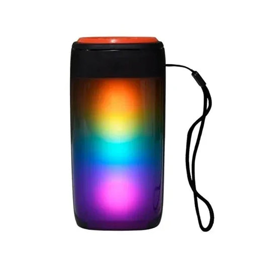 Gts-1742 flame light bluetooth speaker - 2" renkli led ışıklı kablosuz hoparlör, fantastic quality - H2X