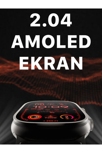 RM Timeless Ultra 2 49mm AMOLED Ekran Akıllı Saat – 7 Kordon Seçeneği ve Koruyucu Kılıf ile Şık Tasarım, Spor & Sağlık Takibi