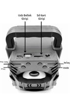 Kts1092/kts1057 5w taşınabilir ışıklı kablosuz hafıza kart usb destekli şarjlı bluetooth hoparlör