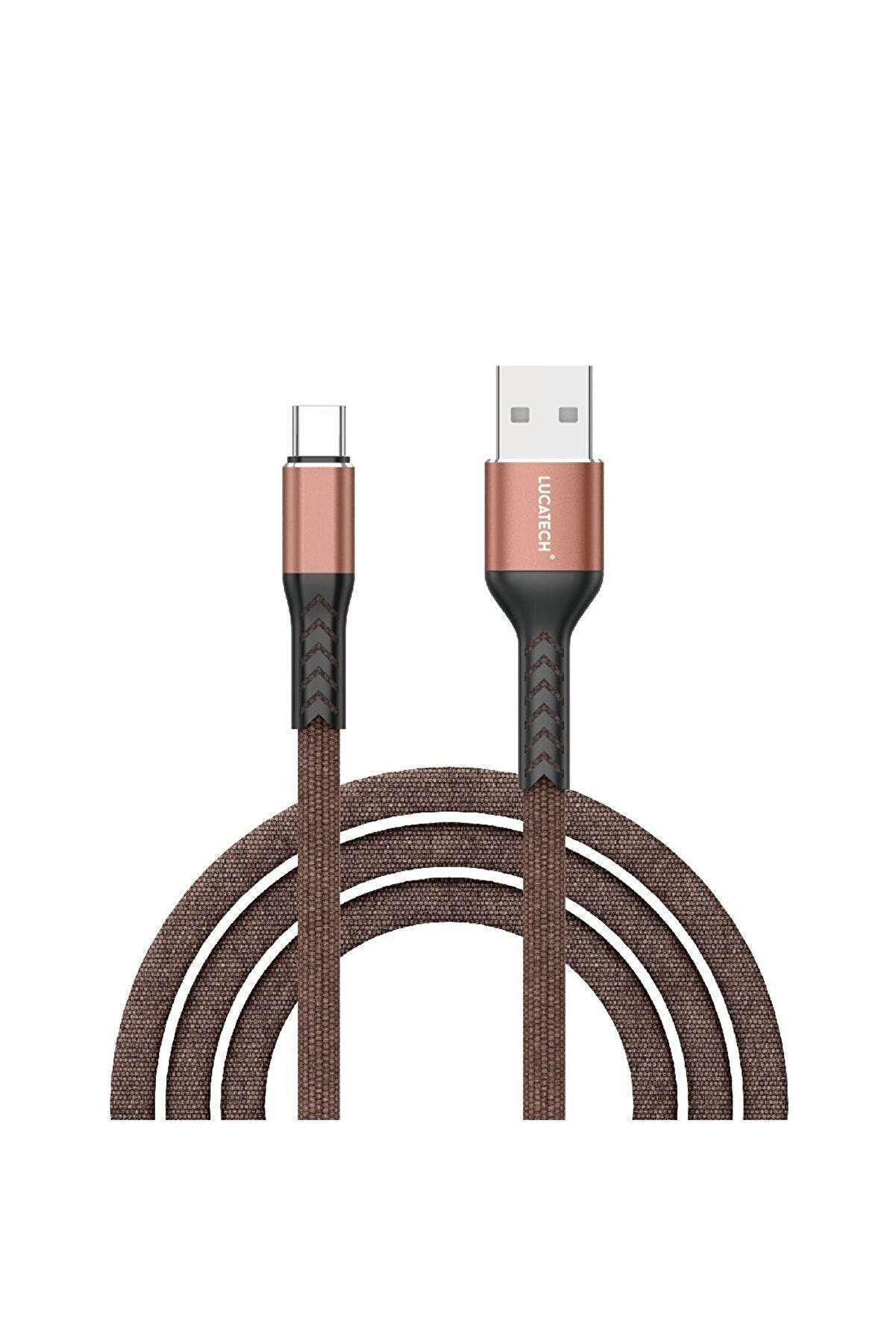 Lk-229 usb typec örgülü hasır şarj kablosu 4,6a 25w - S2DB - KolayMagza