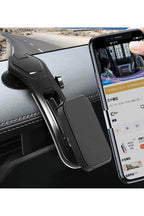 Torpidoya koyulan mıknatıslı 360 derece ayarlanabilir araç içi telefon tutucu - R1F - KolayMagza