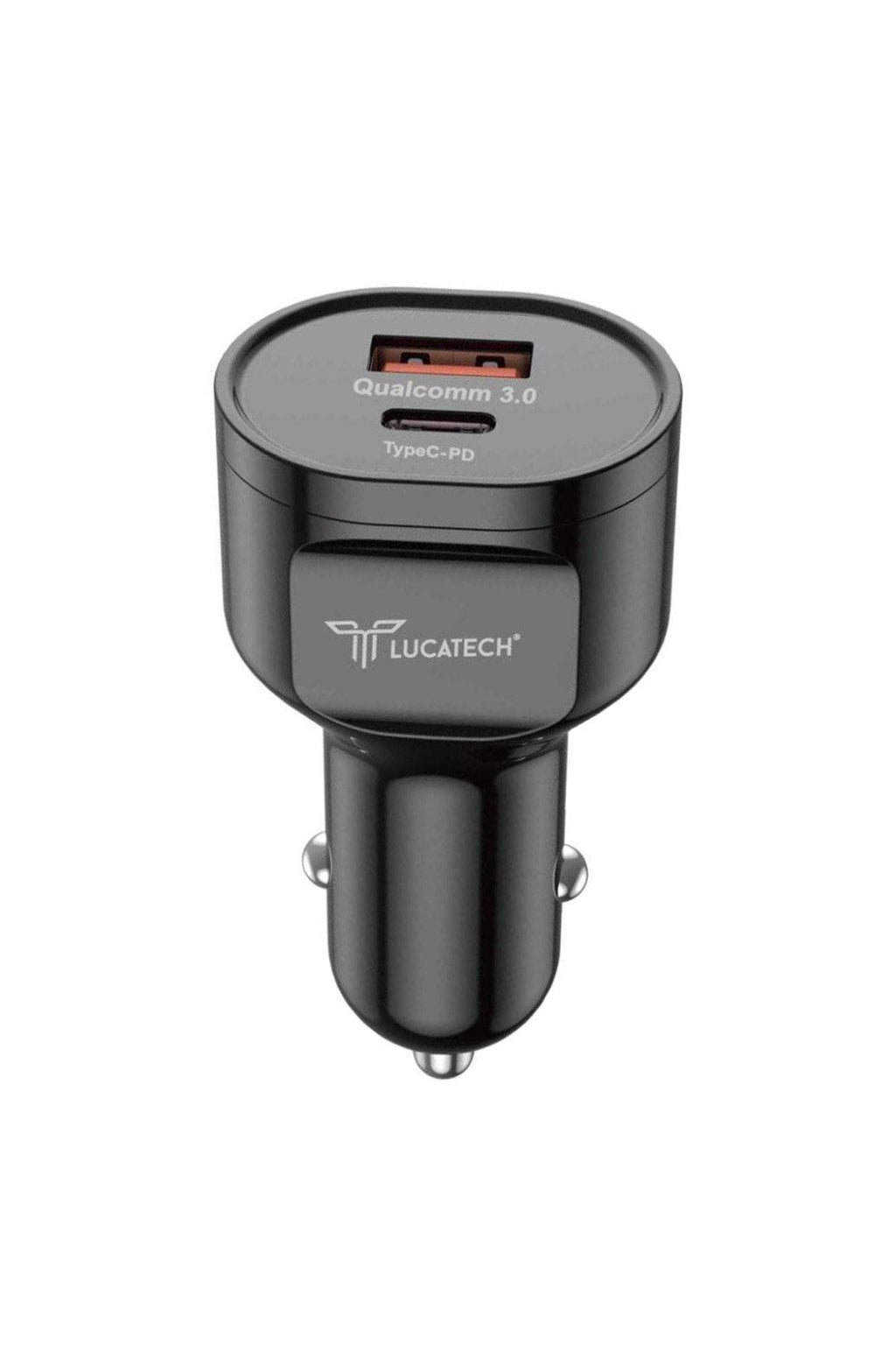 Lc-148 usb+typec çift çıkışlı turbo destekli araç şarj başlık 45w - S1H - KolayMagza