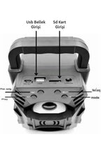 Kts1092/kts1057 5w taşınabilir ışıklı kablosuz hafıza kart usb destekli şarjlı bluetooth hoparlör - H1O - KolayMagza