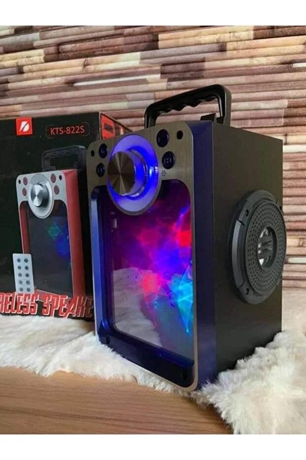 Kbroad kts-882s bluetooth hoparlör | kablosuz mikrofonlu, yüksek ses, taşınabilir karaoke partisi hoparlörü - H2N - KolayMagza KM Technology