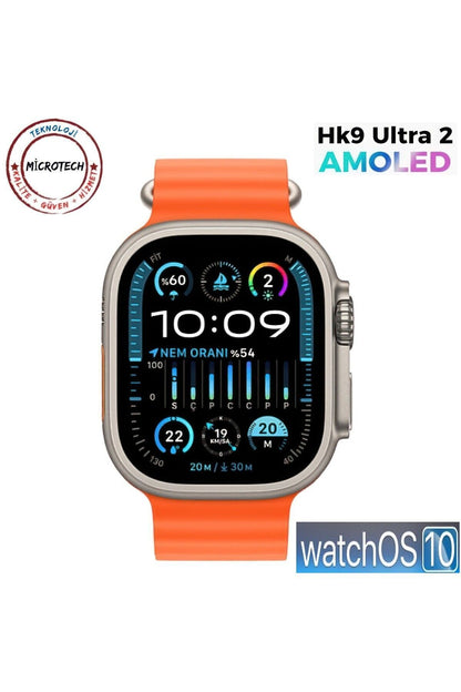 HK9 Ultra 2 49mm GPT Yapay Zekalı Akıllı Saat – Çift Kordon, Ultra Akıllı Deneyim
