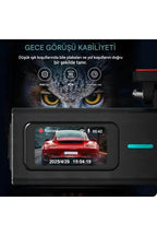 F8 4K Ultra Hd Ekranlı Ön Kamera Video Kaydedici Araç Kamerası Wi-Fi, IR Gece Görüşü, APP Kontrol DashCam - G6S - KolayMagza KM Technology