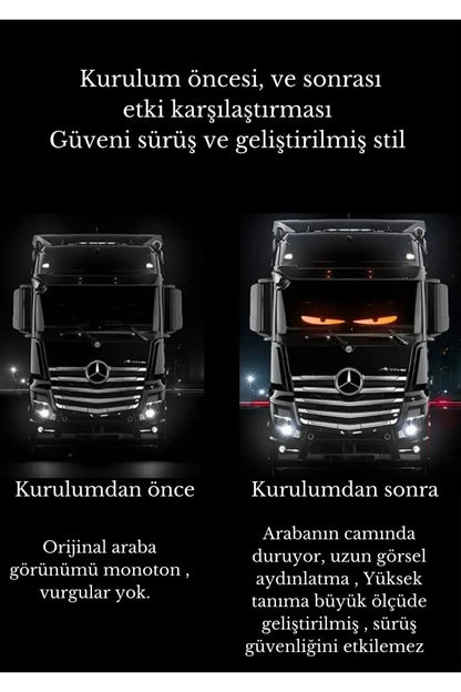 Kamyon gözü led matrik esnek paneli kumandalı