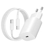 Logosuz 25w typec çıkışlı 15 pro max başlık ve typec to typec kablo yeni nesil şarj seti - S3M - KolayMagza