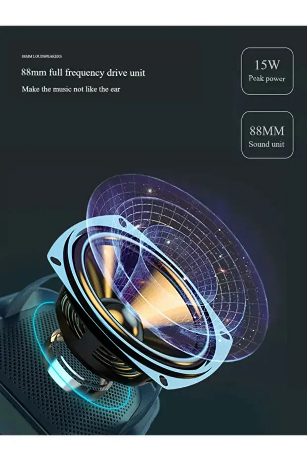 مكبر صوت Z9 مزود بميكروفون وراديو TWS ومكالمات ودعم بطاقة SD/USB - H3S