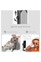 L09 mini gimbal tripod | ışıklı, sabitleyici, kumandalı, ayarlanabilir ayaklı, taşınabilir telefon tutucu - G4K - KolayMagza