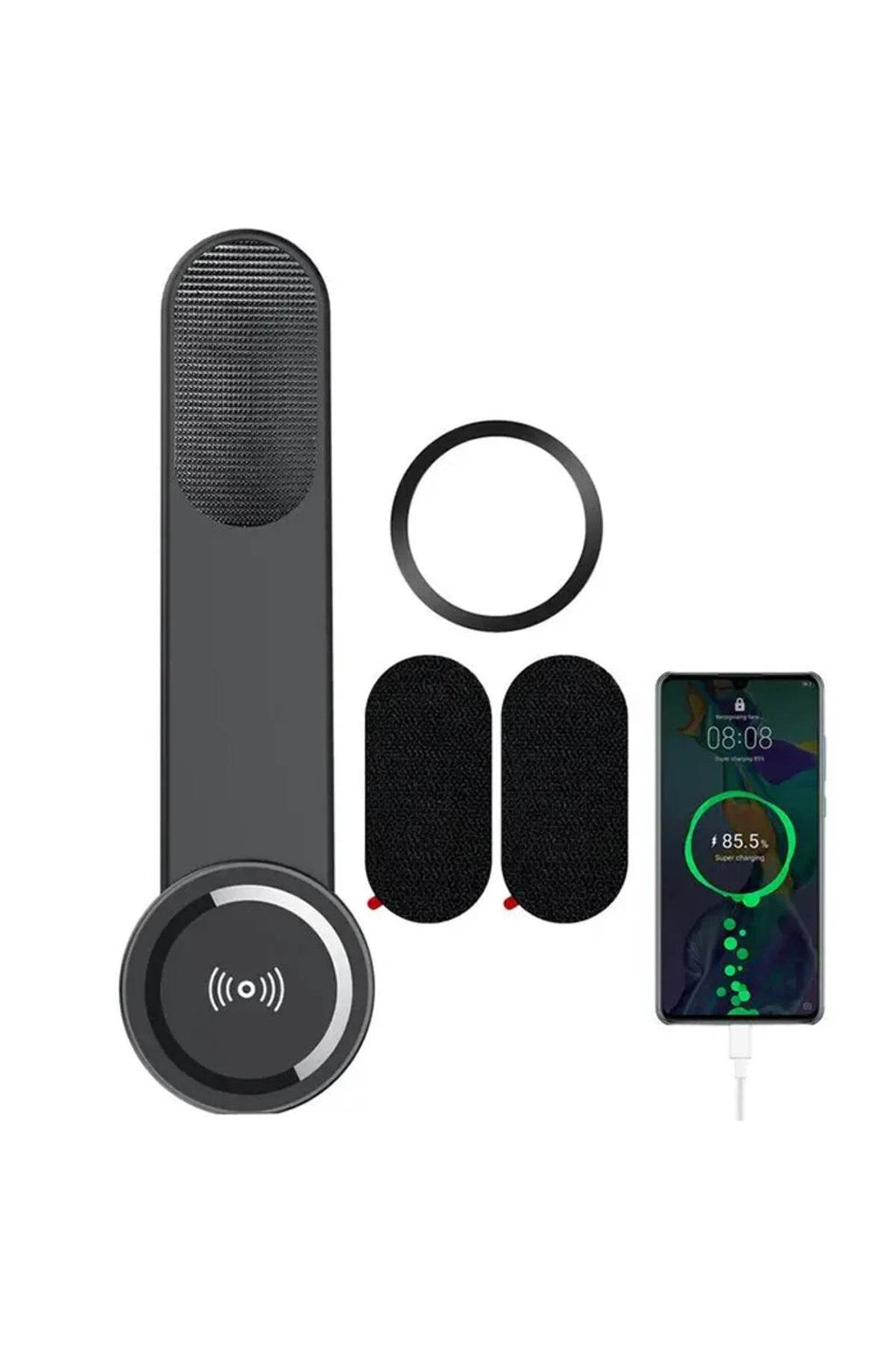 15W kablosuz magsafe şarj edebilir katalanabilir torpido üstü esnek telefon tutucu Wh-160 - R2H - KolayMagza