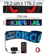 176*19 cm, 16*192 LED matreix panel digital display with USB output, remote control and phone app control - G6G