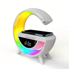 Hm-2309 rgb ışıklı kablosuz hoparlör - 15w güç, saatli, şarjlı, müzik ve tarz bir arada! - H2S - KolayMagza