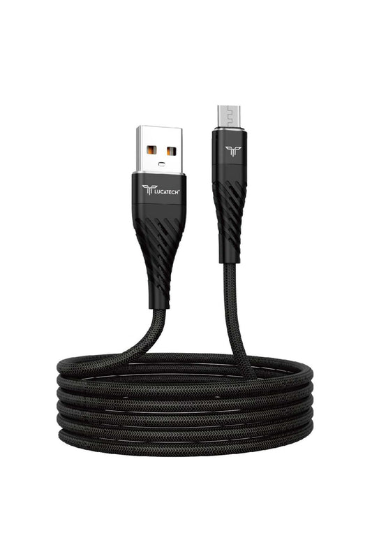 Lk-227 usb mikro örgülü hasır şarj kablosu 4,6A 25W