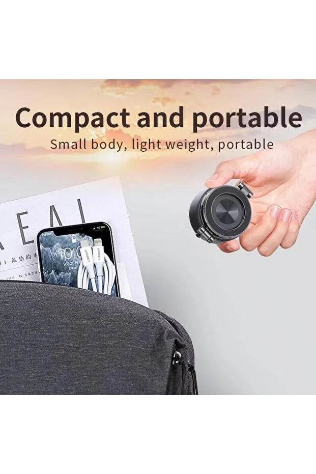 Elektrikli vakumlu magsafe magnetli araç içi telefon tutucu 360 derece döner - R2N - KolayMagza