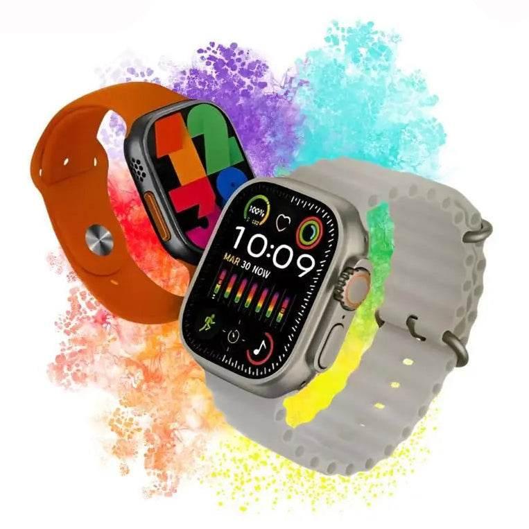 Hw ultra mini 2 41mm 1,75inç ekranlı 7 kordonlu ios android uyumlu akıllı saat - A2Y - KolayMagza KM Technology